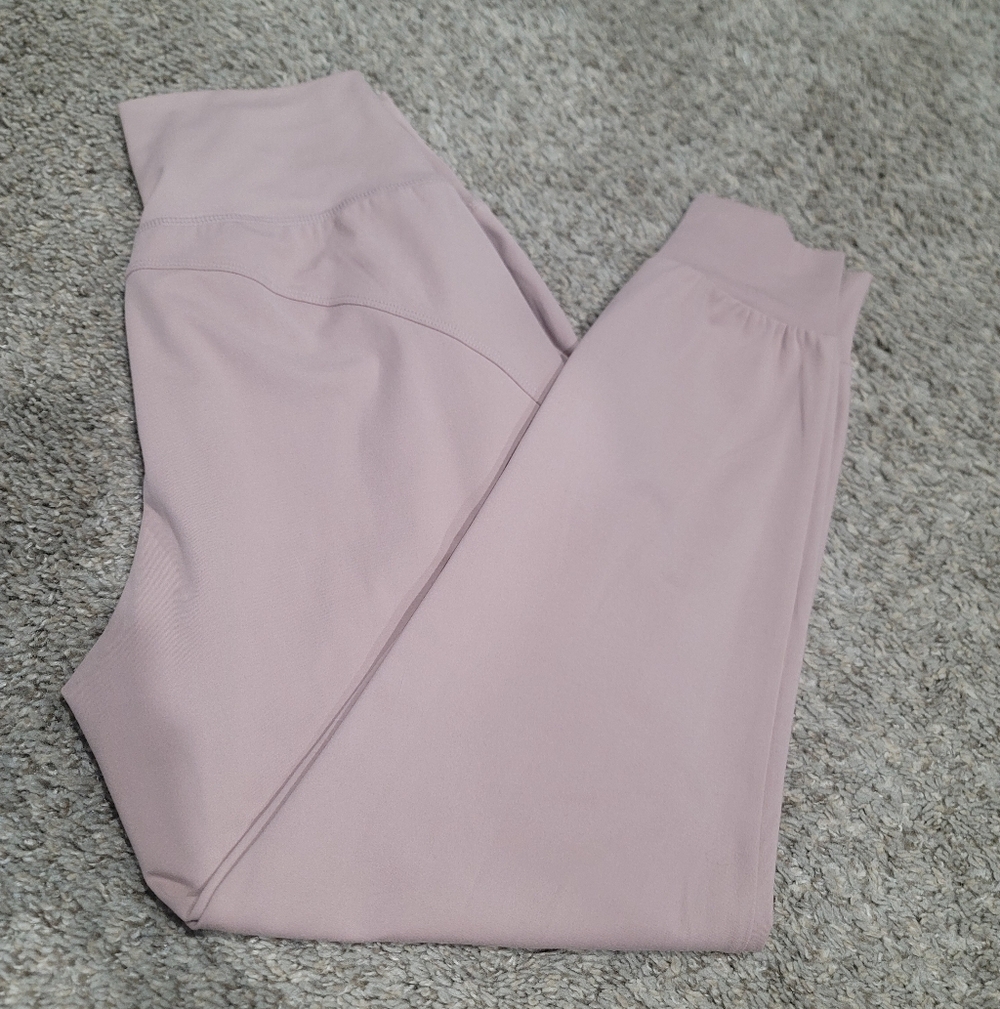 Rewash Easy Knit High Waisted Joggers Dusty Mauve Blush Like Lululemon Align Sm - Picture 3 of 8